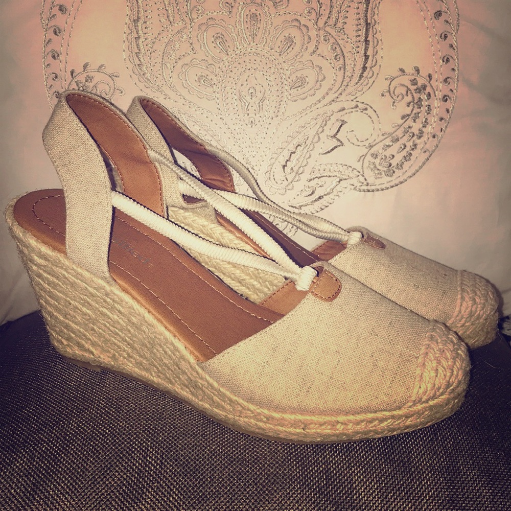 Brand new espadrille wedges!